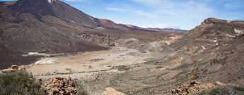 Ausblick von Wanderweg 31 über die Caldera zum Teide