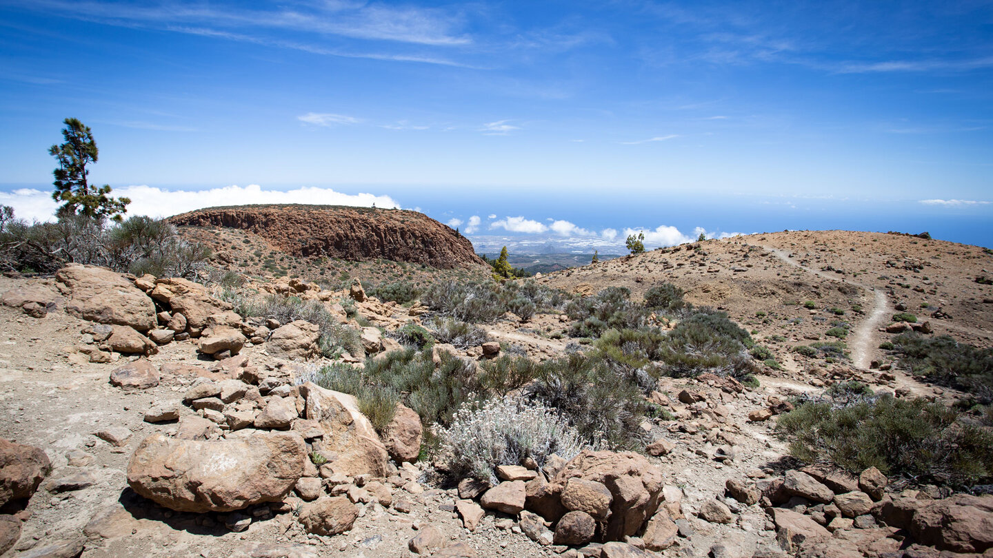 Wanderweg 31 mit Blick auf den Sombrero de Chasna