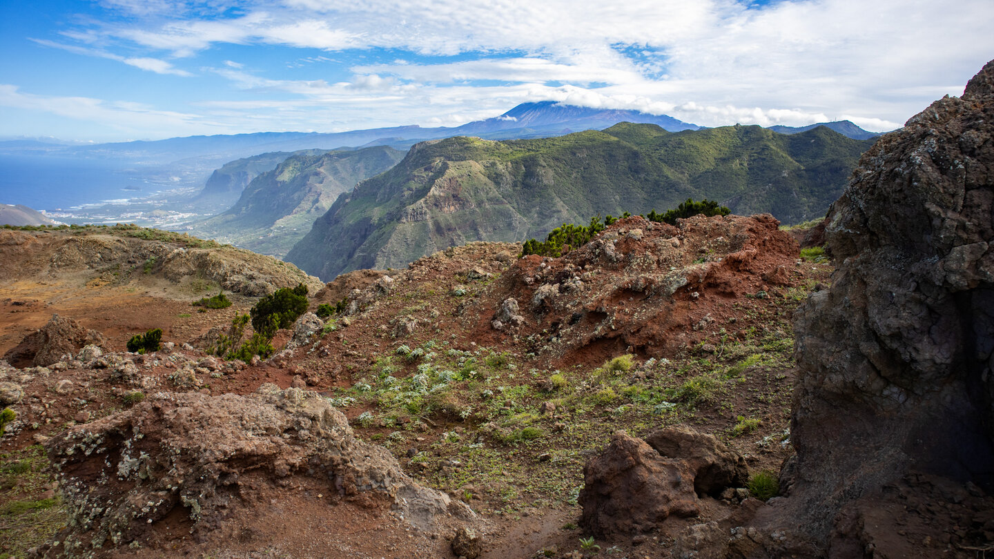 traumhafte Aussicht über das Teno in den Norden Teneriffas