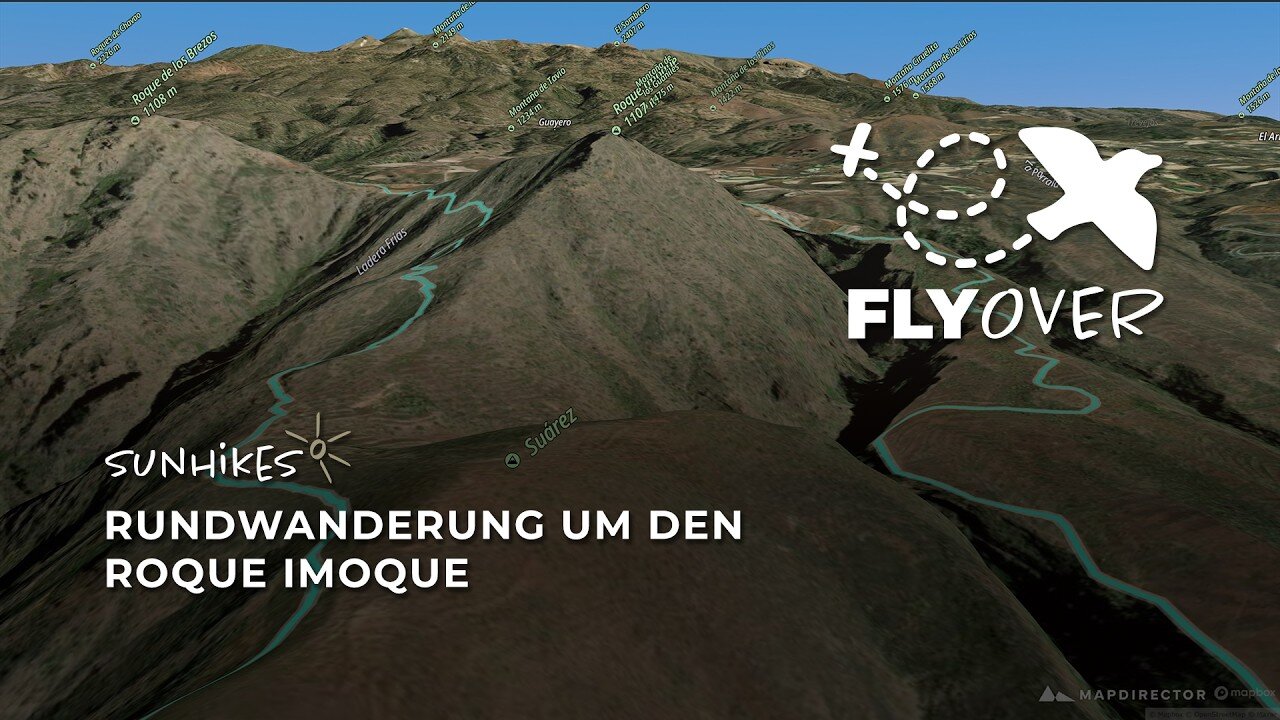 Atemberaubende Schluchten und Berggipfel im Südwesten Teneriffas (Flyover Video)