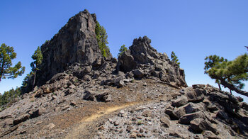 Wanderweg unterhalb des Pico Corralejo
