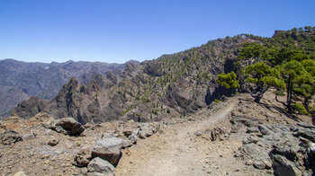 Schluchten und Steilwände der Caldera de Taburiente