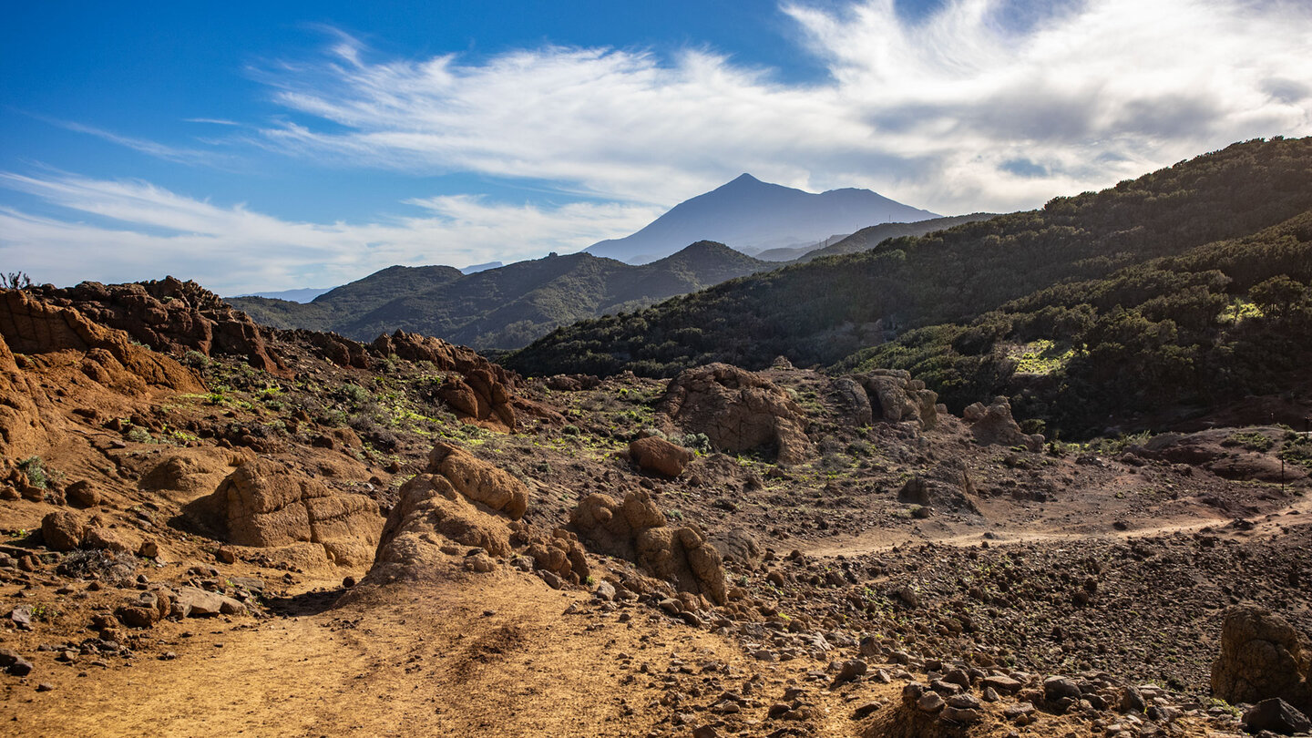 Teide und Pico Viejo hinter Teno Alto