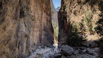 Wanderung durch die Samaria-Schlucht