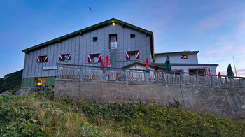 Stripsenjochhaus am Morgen