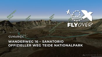 Im Schatten des Vulkans: Der geschichtsträchtige Wanderweg 16 (Sanatorio) im Teneriffa Flyover Video