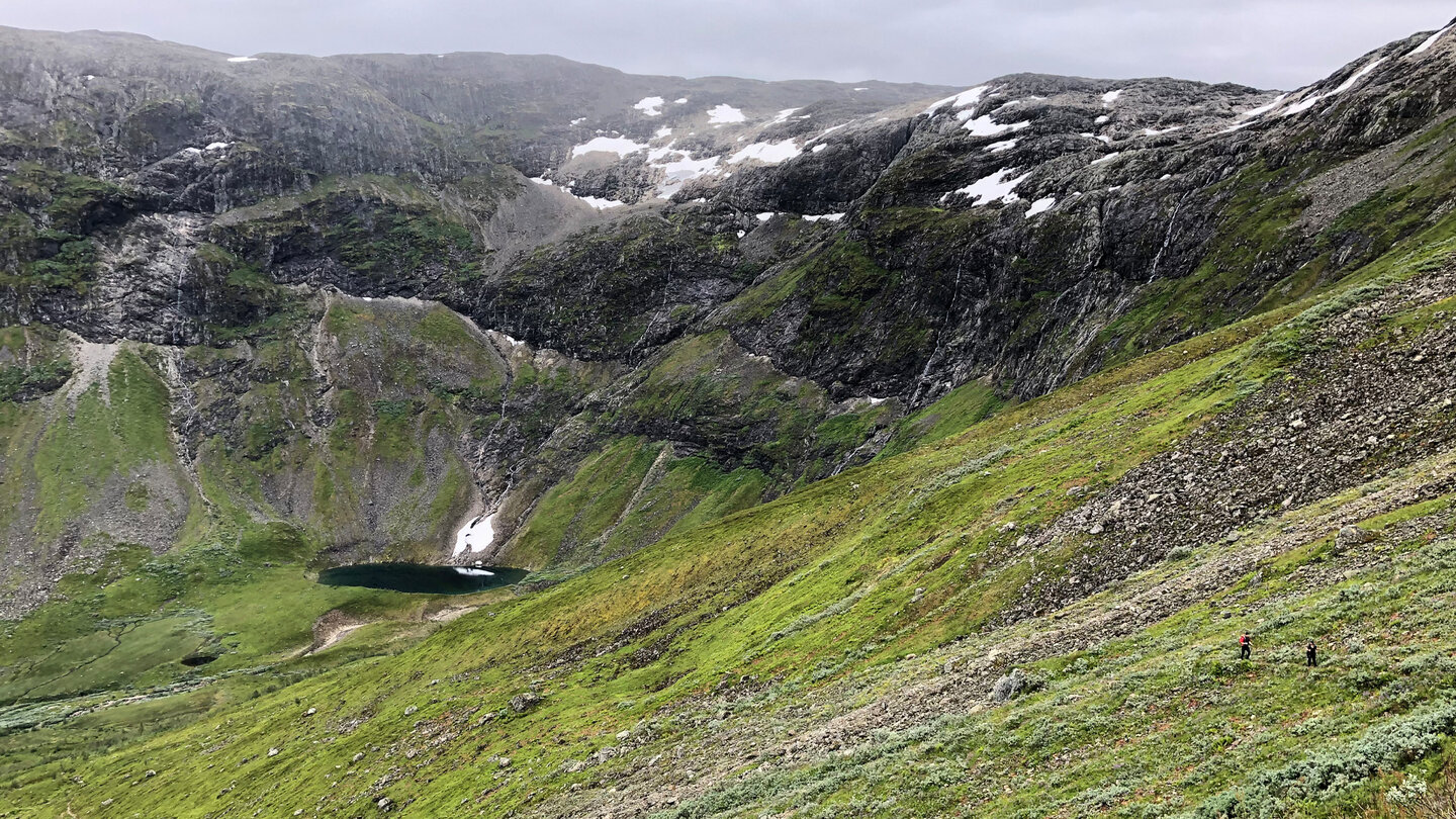 Blick auf den Bergsee am Rimstigen Bergsee am Rimstigen