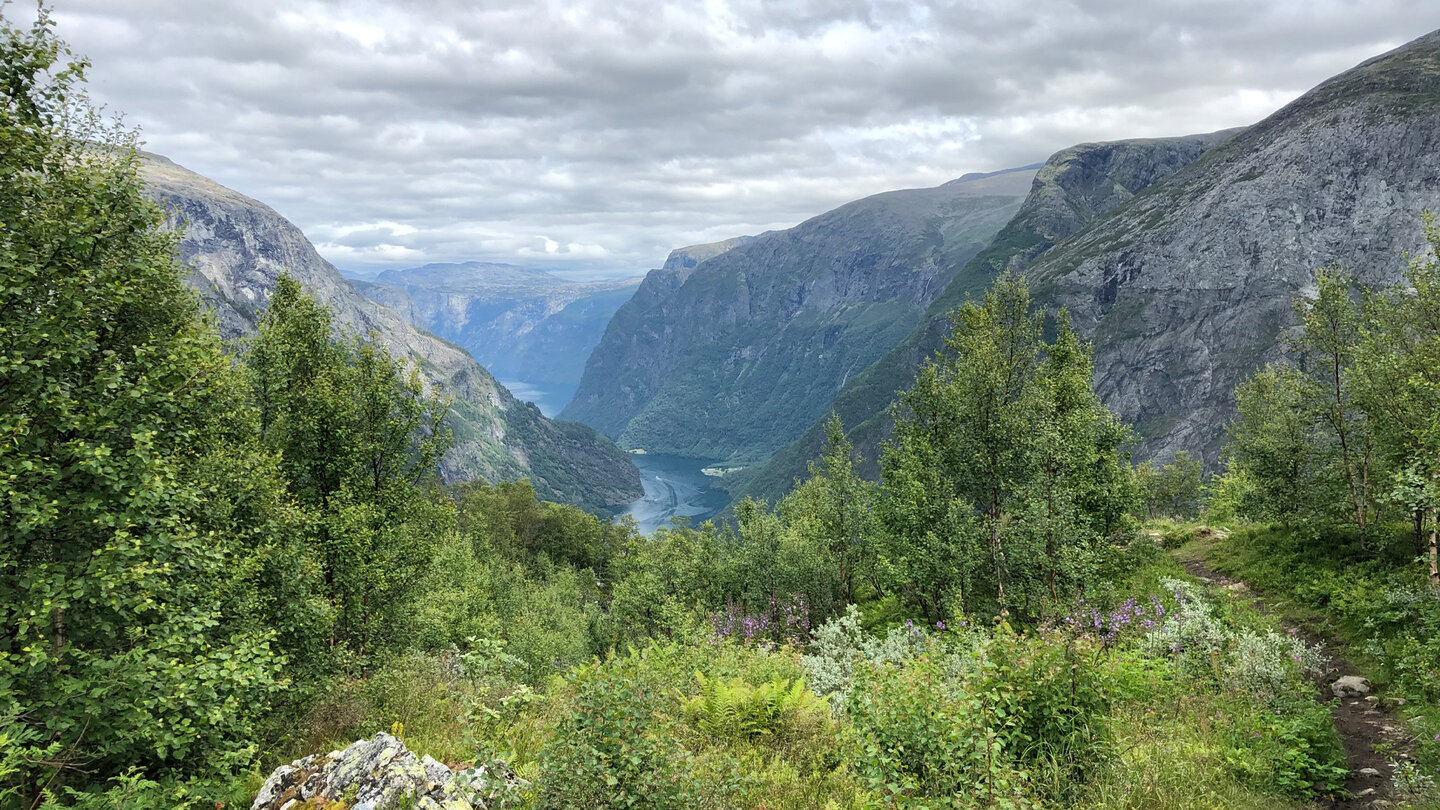 Panorama vom Wanderpfad am Rimstigen der Wanderpfad am Rimstigen