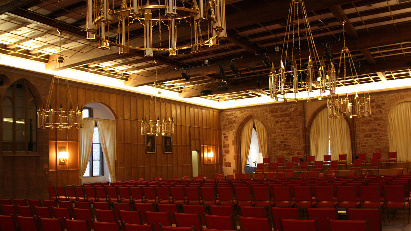 der Königssaal im Heidelberger Schloss – Festsaal mit Geschichte Königssaal im Heidelberger Schloss