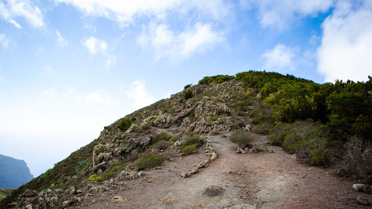 der Wanderweg über die Cumbres de Baracán