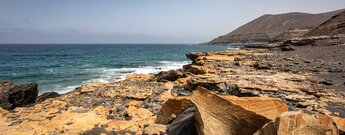 Ausblick entlang der Westküste Fuerteventuras