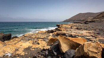 Ausblick entlang der Westküste Fuerteventuras