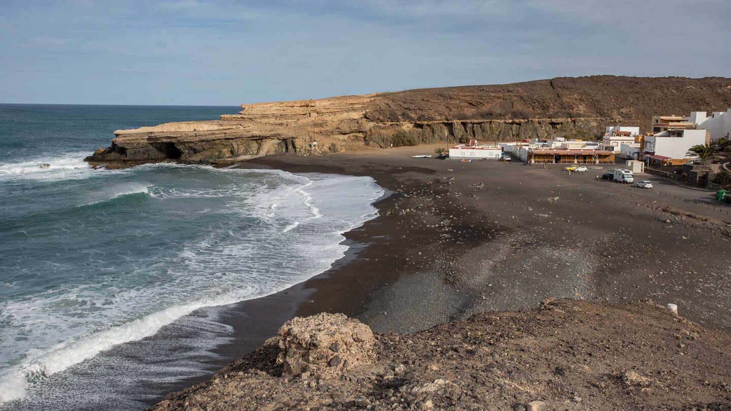 Playa de Ajui am Startpunkt der Wanderung