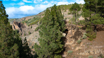 Blick in die Schlucht Barranco de la Culata