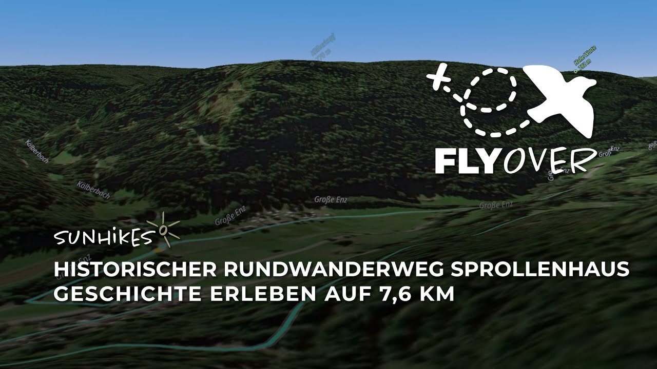 Historischer Rundwanderweg Sprollenhaus – Flyover