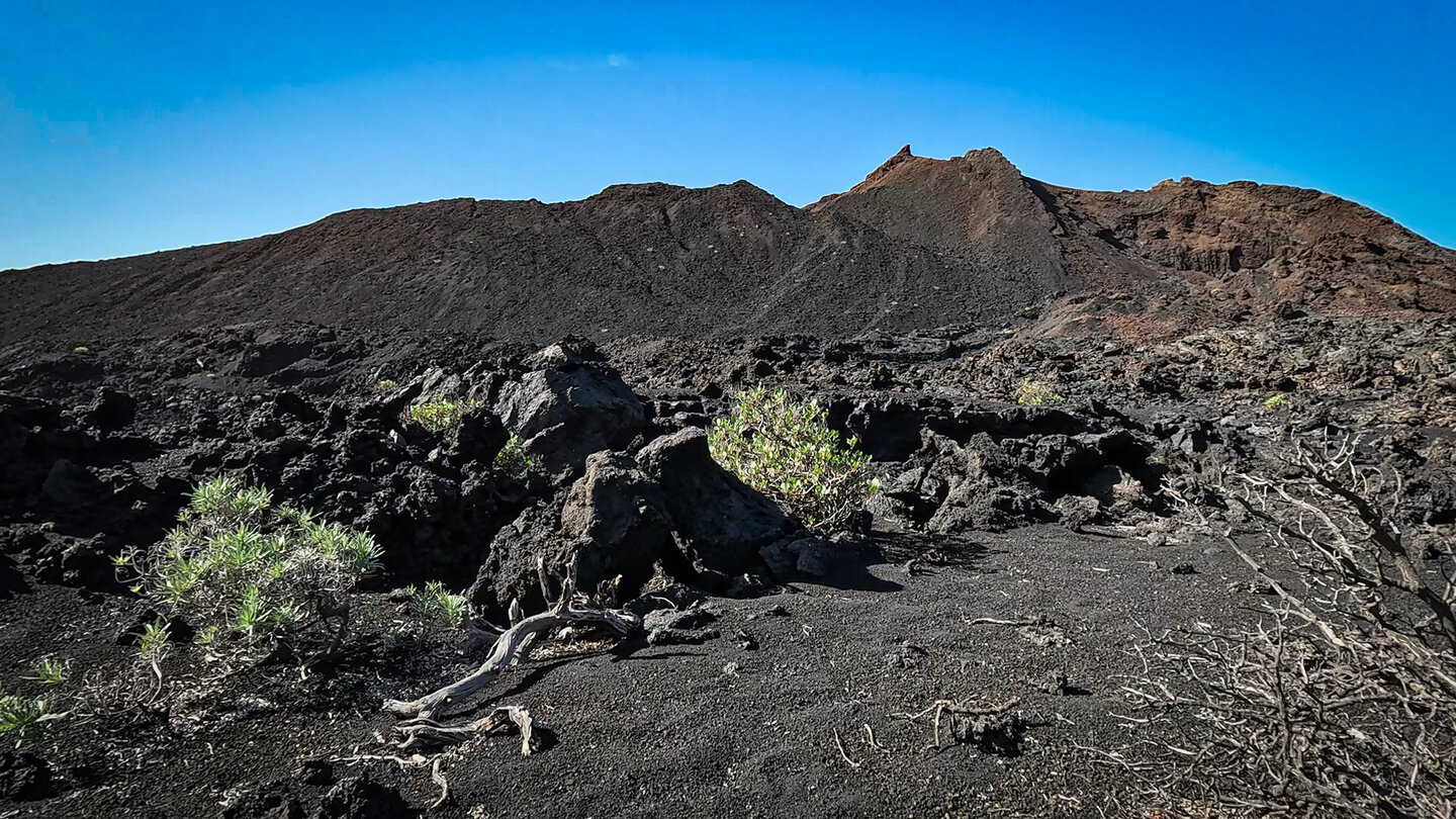 Lavalandschaft am Vulkan Teneguía