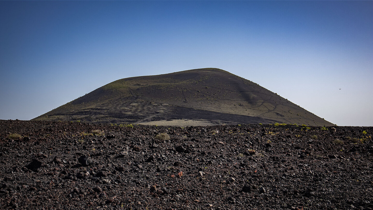 Vulkankrater Montaña Negra im Parque natural de los Volcanes