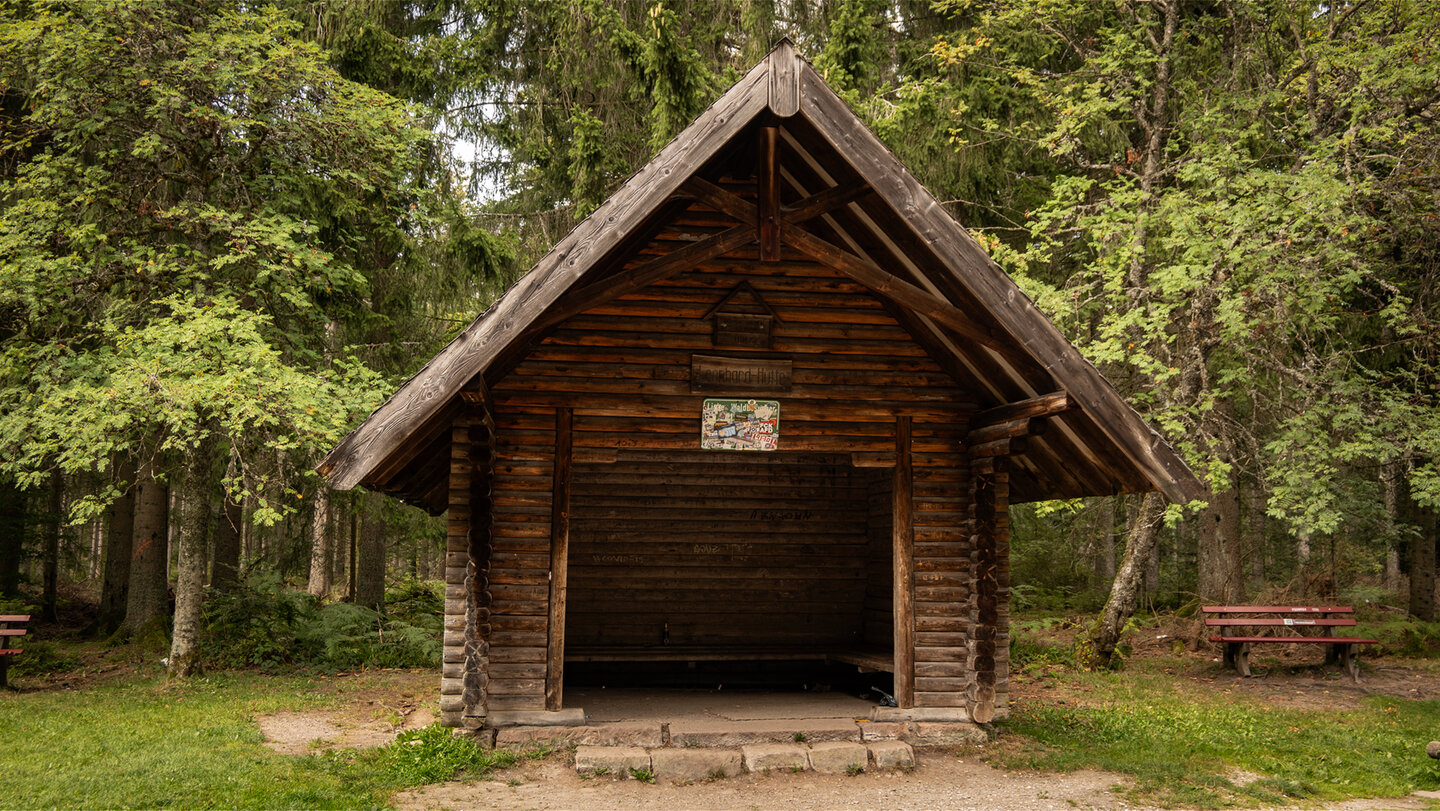 Rastplatz an der Leonhardhütte