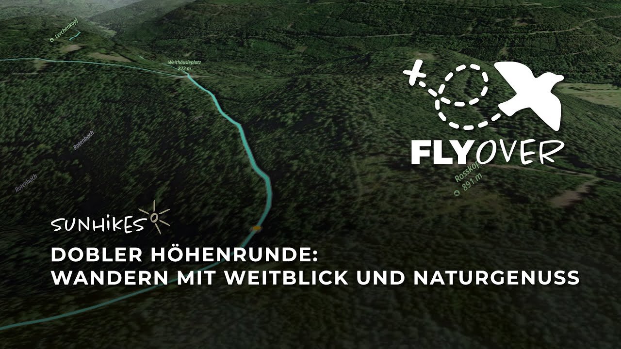 Dobler Höhenrunde im Schwarzwald – Flyover