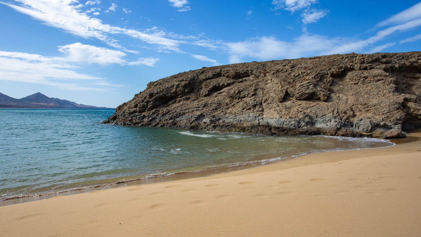 ruhige Bucht am Cofete-Strand bei EL Islote