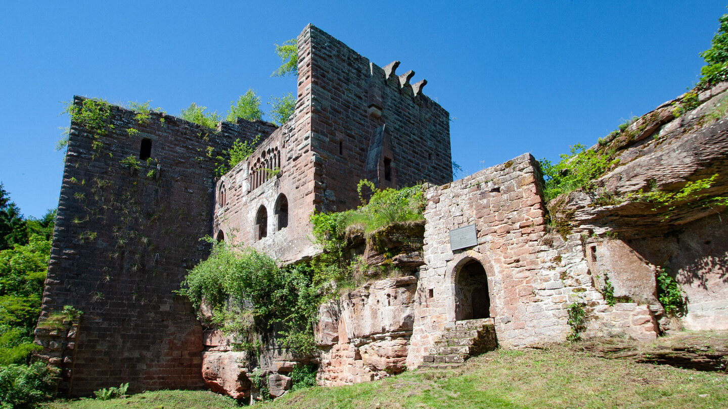 die Wasenburg bei Niederbronn