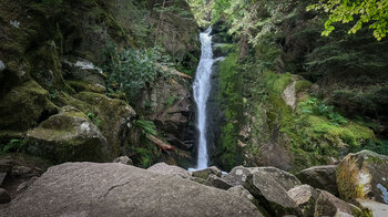 Wasserfall Cascade du Rudlin bei Plainfaing in den Vogesen