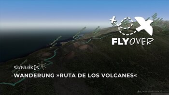 Legendäre Vulkanroute auf La Palma: Die »Ruta de los Volcanes« im Flyover Video