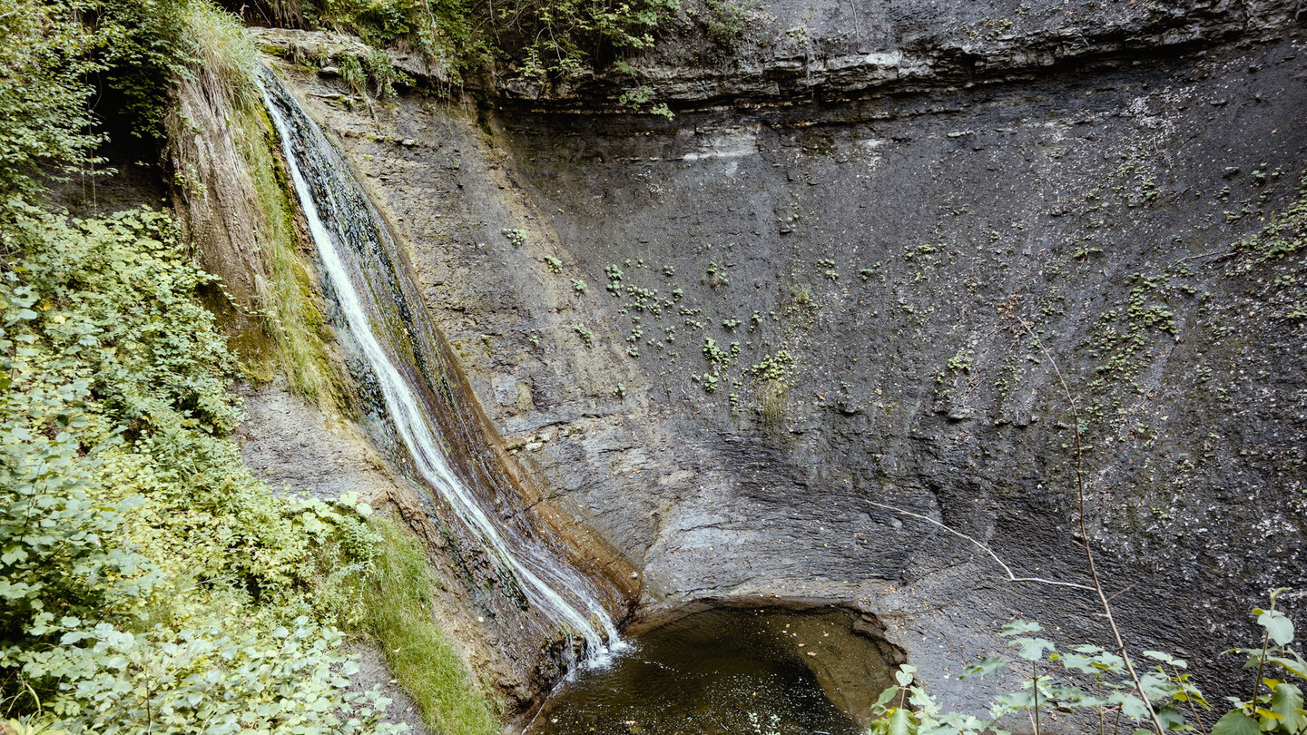 Schleifenbach-Wasserfall bei Blumberg