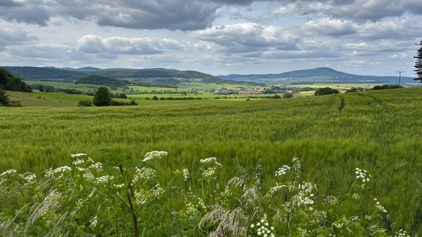 weiter Ausblick in die Wiesenthaler Schweiz Ausblick in die Wiesenthaler Schweiz