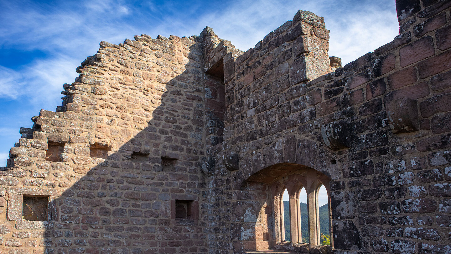 Ruine der Oberburg der Ruine Meistersel