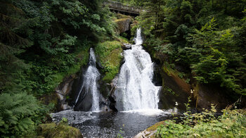 Fallstufe an den Triberger Wasserfällen