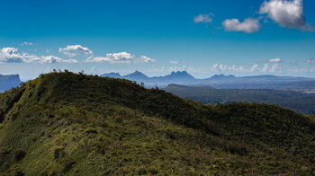 Ausblick auf die Bergwelt von Mauritius