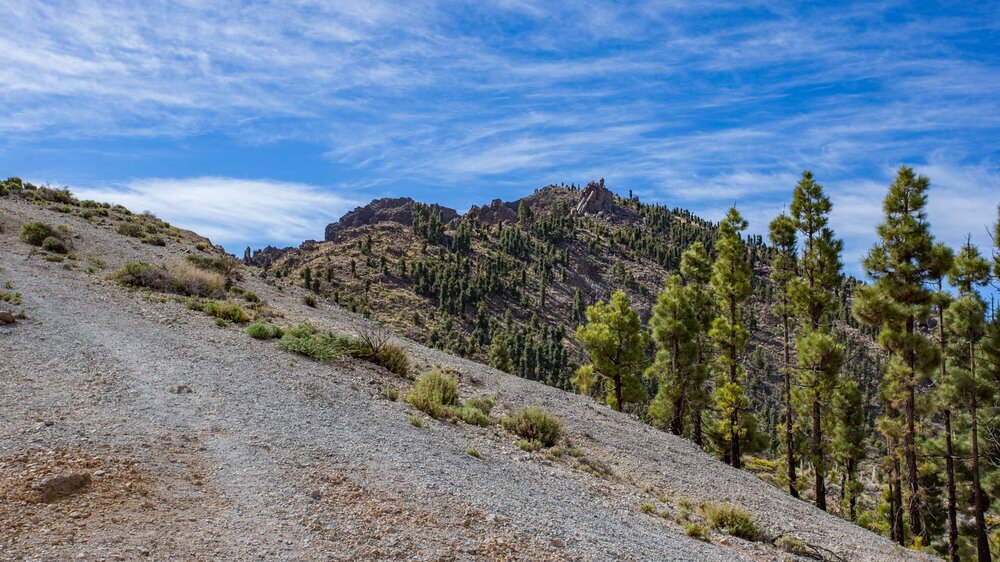 Der Montaña Gangarro liegt im Teide Nationalpark Der Montaña Gangarro liegt im Teide Nationalpark