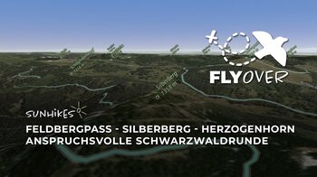 Feldbergpass – Silberberg – Herzogenhorn: Schwarzwald Rundwanderung – Flyover