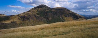 der Blick auf Arthur’s Seat