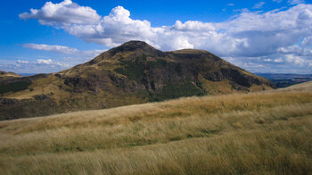 der Blick auf Arthur’s Seat