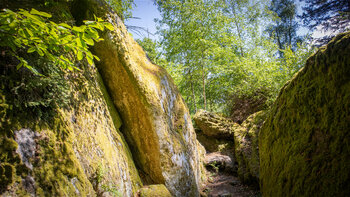 Felsenweg durch den Katzenschrofen bei Ottenhöfen
