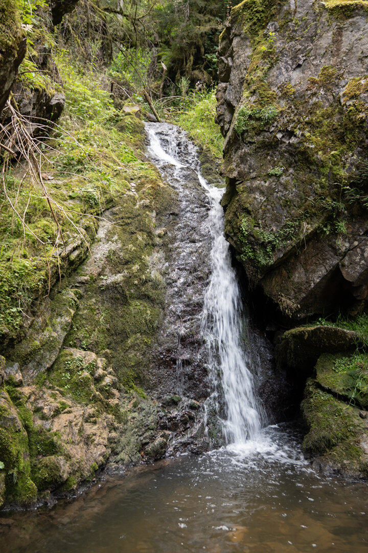 Wasserfall in der Lotenbachklamm