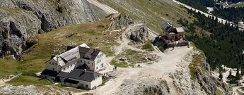 Refugio Vajolet und Preusshütte im Rosengarten