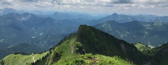 Aussicht auf den Rotwandgipfel