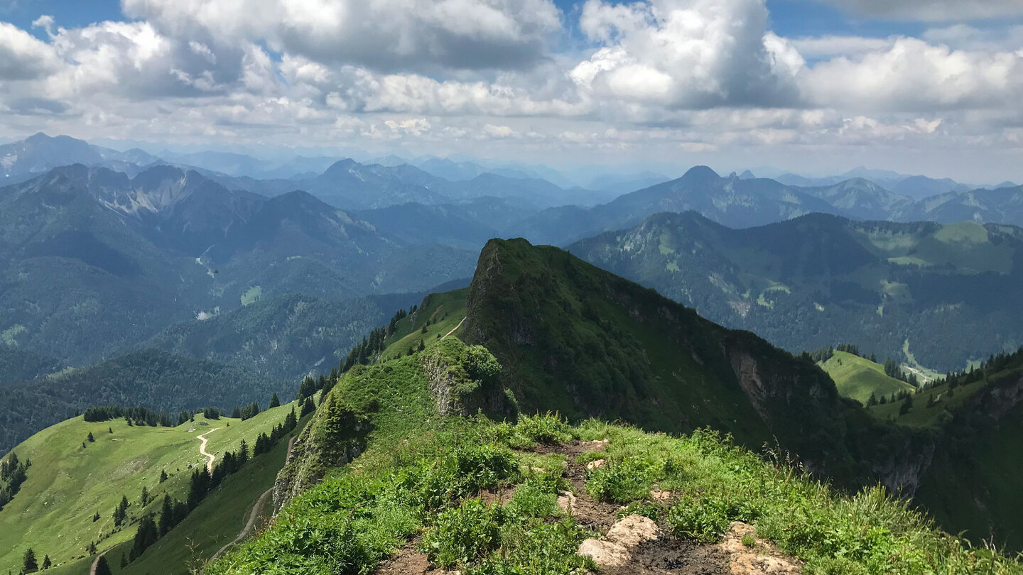 Aussicht auf den Rotwandgipfel
