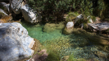 Area de bano im Barranco de la Chorreras