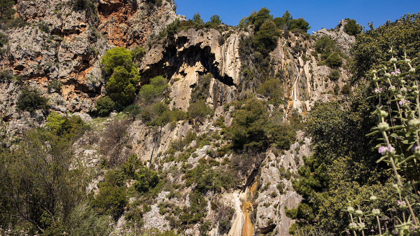 Wasserfälle Cascada de la Cueva de Funes am Rio Verde Wasserfälle Cascada de la Cueva de Funes am Rio Verde