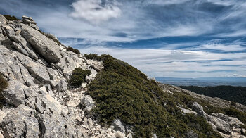 Felslandschaft im Gipfelgebiet des Pico Mágina