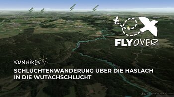 Schluchtenwanderung: Über die Haslach in die Wutachschlucht ab Kappel im Schwarzwald – Flyover