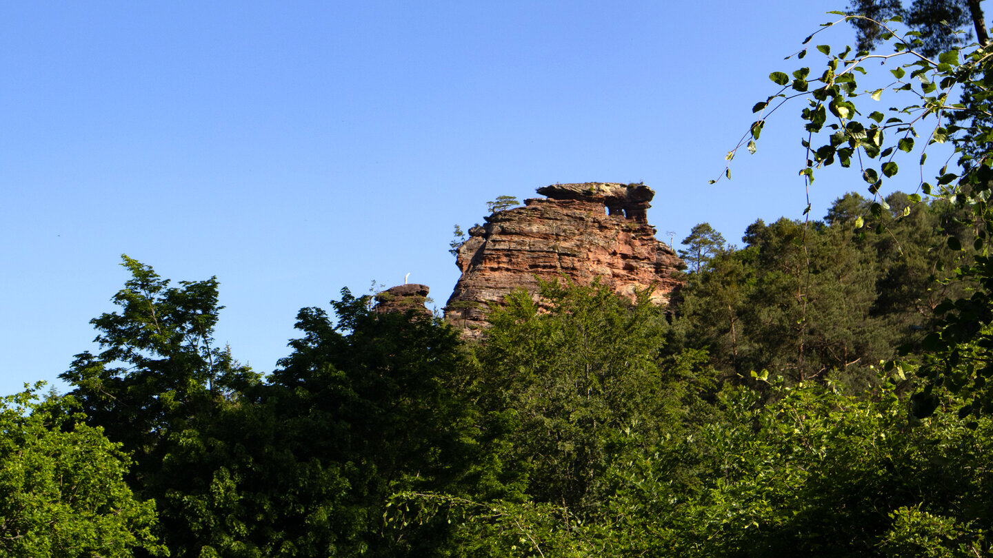 Blick vom Weg zu den Stephanstürmen