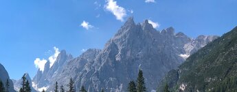 der Einserkofe- Wahrzeichen der Sextener Dolomiten