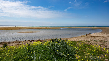Mündung des Río Cachón bei Zahara de los Atunes