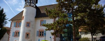 Front und Fassade des Alten Schlosses in Wehr