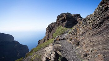 Gratwanderung hoch oberhalb der Schlucht